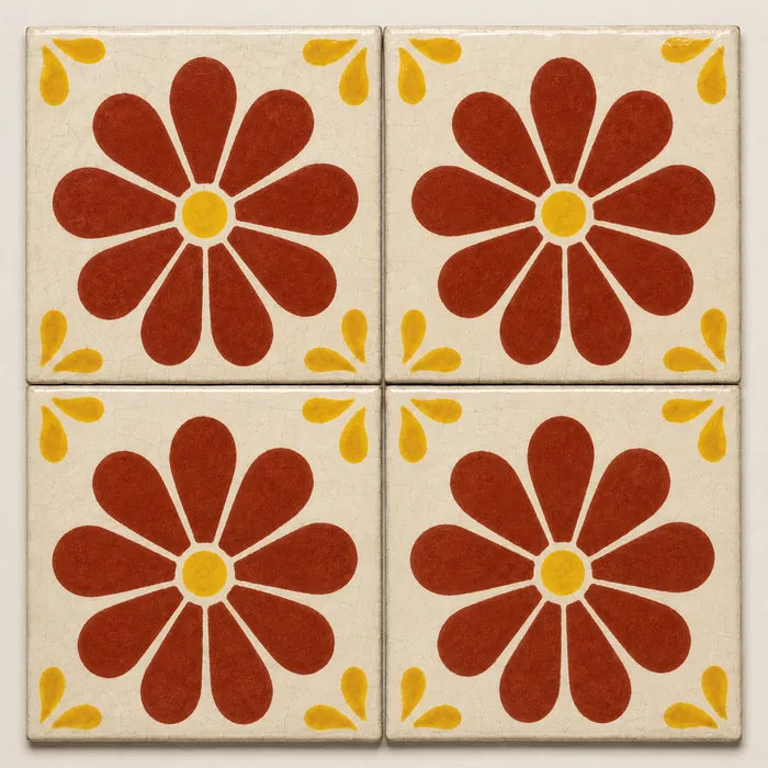 Amapola Terracota / Amarillo